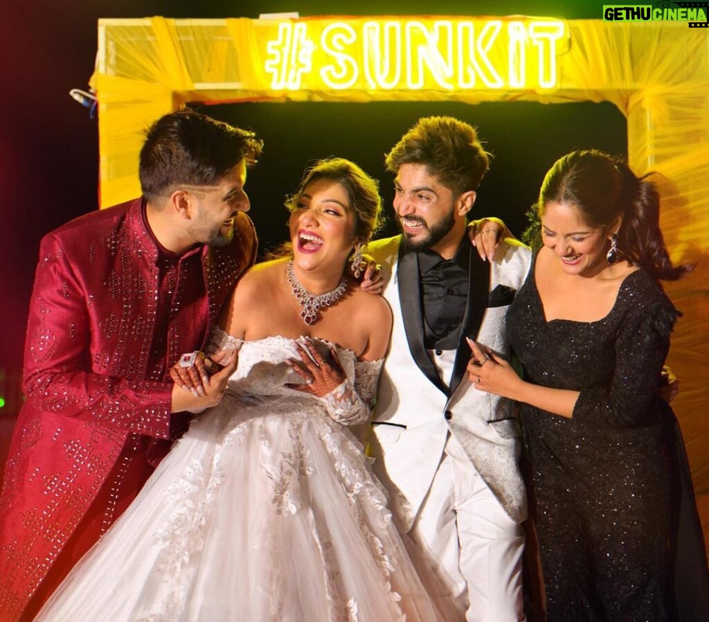 Trina Saha Instagram - Happiest anniversary to the power couple #trineel 😘 May you two get to experience the best moments & conquer the worst ones together in the coming years. Love you both my darlings 🧿♥️ Ps. See the last picture to see the real partners 😂🤣 #sunkit #friendsanniversary #happyanniversary #powercouple #friendsforever #friendshipgoals #couplegoals #anniversary #loveisintheair Sea Star Spa Resort - Mandarmoni