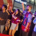 Trina Saha Instagram – Hottest jodi @neel_bhattacharya @trinasaha21 at the music launch of their next #Tilottoma