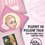 Trixie Mattel Instagram - Fluent in ✨Pillow Talk✨ SHOP $20 @trixiemattel pillows for a limited time 💗💫🛍️ #trixiemattel #dragqueen #merch
