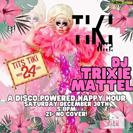 Trixie Mattel Instagram - Milwaukee! Wrap up 2023 with me at @thisisitbar on December 30th! I’ll be DJing happy hour AND we’ll be doing giveaways from @trixiecosmetics all day!
