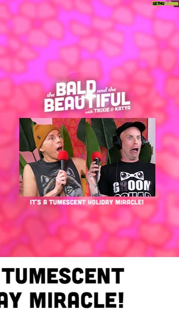 Trixie Mattel Instagram - It's a Tumescent Holiday Miracle! with Trixie and Katya | The Bald and the Beautiful Podcast As the holiday season rapidly ascends to the apex of yuletide cheer, you may find yourself experiencing a warm, tingly sensation deep within your abdomen. It's a condition known as "Merry Malady" and it affects .000001 % of the population. Side effects include dry mouth, erotic internet searches containing the phrase "Candy Cane," consumption of Trimix-spiked eggnog, and unexpected dating propositions in local big-box retail stores. Nine out of ten doctors agree that taking 70mg daily of Noëlvy will lessen the likelihood of experiencing E-E-S (embarrassing erectile syndrome) when overcome with holiday cheer. For this holiday and every holiday, take Noëlvy and avoid a rigidity disaster. Check Out Squarespace.com for a free trial, and when you’re ready to launch, go to https://www.squarespace.com/BALD to save 10% off your first purchase of a website or domain! This episode is sponsored by BetterHelp. Give online therapy a try at https://Betterhelp.com/BALD and get on your way to being your best self! Get 20% off sitewide and up to 40% off with bundle deals during Buffy’s Holiday Sale at https://www.buffy.co with code BEAUTIFUL. Thank you to Buffy for supporting the podcast! Download and try the new Archer dating app today! Go to: https://get.archerapp.com/k263/TBATB Pure For Men is the brand for good health and good times! Made by gay men for members of the LGBTQIA+ community. Get 20% OFF with promo code: BALD20. Head to: https://puremen.co/baldandbeautiful Follow Trixie: @TrixieMattel Follow Katya: @katya_zamo To watch the podcast on YouTube: http://bit.ly/TrixieKatyaYT Don’t forget to follow the podcast for free wherever you're listening or by using this link: http://bit.ly/baldandthebeautifulpodcast #TrixieMattel #KatyaZamo #BaldBeautiful