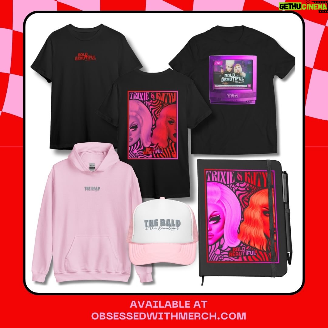 Trixie Mattel Instagram - This Friday is the LAST DAY to pre-order these beautiful new Bald and the Beautiful merch items! Get your pre-orders in now!! Link in bio!