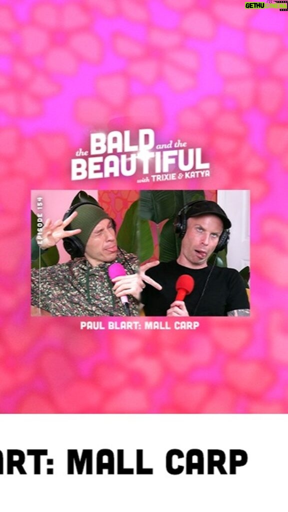 Trixie Mattel Instagram - Paul Blart: Mall Carp with Trixie and Katya | The Bald and the Beautiful Podcast with Trixie & Katya When a Paramus, New Jersey Van Heusen factory outlet is taken over by a vicious gang of black-market avocado dealers from British Columbia, it's up to a mild-mannered security guard to stand up to the criminals and save those business-casual khakis! This Summer, robbing a boomer sportswear company isn't going to be as easy as shooting fish in a barrel. It's Paul Blart: Mall Carp to the rescue! There’s no more shame in your gut game. Synbiotic+ and Ritual are here to celebrate, not hide, your insides. Get 25% off your first month for a limited time at https://Ritual.com/BALD This episode is sponsored by BetterHelp. Give online therapy a try at https://Betterhelp.com/BALD for 10% off your first month and get on your way to being your best self! To murder your thirst, go to https://LiquidDeath.com/BALD to check out all their healthy, infinitely recyclable beverages and find your closest retailer! Follow Trixie: @TrixieMattel Follow Katya: @Katya_Zamo To watch the podcast on YouTube: http://bit.ly/TrixieKatyaYT Don’t forget to follow the podcast for free wherever you're listening or by using this link: http://bit.ly/baldandthebeautifulpodcast If you want to support the show, and get all the episodes ad-free go to: https://thebaldandthebeautiful.supercast.com Listen Anywhere! Apple Podcasts: http://bit.ly/baldandthebeautifulapple Spotify: http://bit.ly/baldandthebeautifulspotify Google: http://bit.ly/baldandthebeautifulgoogle #TrixieMattel #KatyaZamo #BaldBeautiful