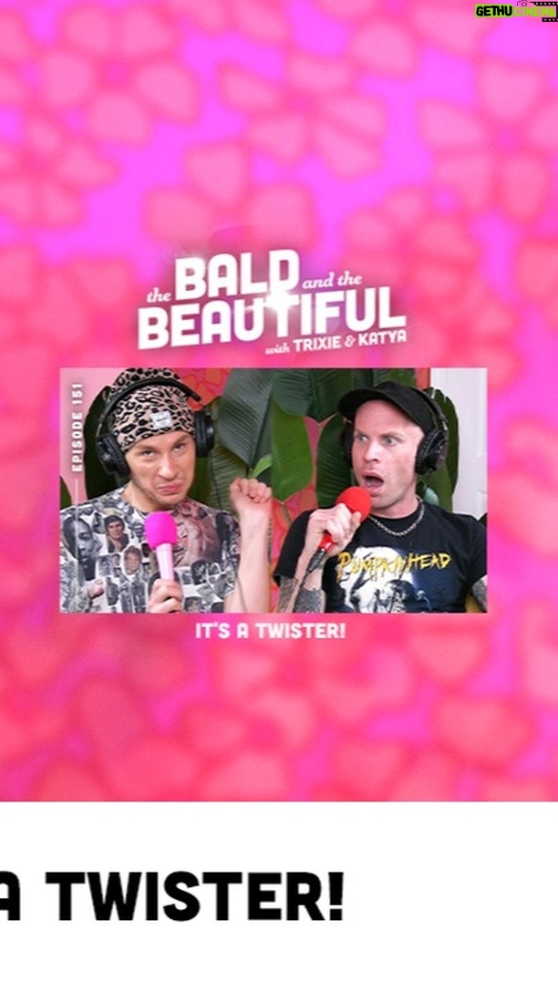 Trixie Mattel Instagram - It's a TWISTER! with Trixie and Katya | The Bald and the Beautiful Podcast with Trixie & Katya We here at BALD, LLC, including our main counsel Henry Z. Winkleschmiggens IV, Esq., would like to take this opportunity to clear the air regarding the rampant online rumors surrounding Trixie Mattel and Helen Hunt's fictional father in 1996's epic action movie Twister. Is Dr. Jo Harding's father, who was literally sucked into a massive tornado whilst trying to hold a makeshift shelter's door closed in 1969, actually Trixie Mattel's father? If true, that would mean that Trixie is Helen Hunt's fictional sibling, and therefore heir to the Hunt's Ketchup fortune? The answer, devoted listeners of the pod, is "Yes." Trixie is, indeed, Helen Hunt's fictional brother, and therefore privy to all the rights and privileges contained therein. Visit https://lelo.to/BALD now for exclusive discounts on luxury intimacy products, and use code BALD10 at checkout for an additional 10% off your purchase! DRIVE AWAY DOLLS is only in theaters now! Visit https://DriveAwayDollsMovie.com to get tickets now! Pure For Men is the brand for good health and good times! Made by gay men for members of the LGBTQIA+ community. Get 20% OFF with promo code: BALD20. Head to: https://puremen.co/baldandbeautiful Follow Trixie: @TrixieMattel Follow Katya: @Katya_Zamo To watch the podcast on YouTube: http://bit.ly/TrixieKatyaYT Listen Anywhere! Apple Podcasts: http://bit.ly/baldandthebeautifulapple Spotify: http://bit.ly/baldandthebeautifulspotify Google: http://bit.ly/baldandthebeautifulgoogle #TrixieMattel #KatyaZamo #BaldBeautiful
