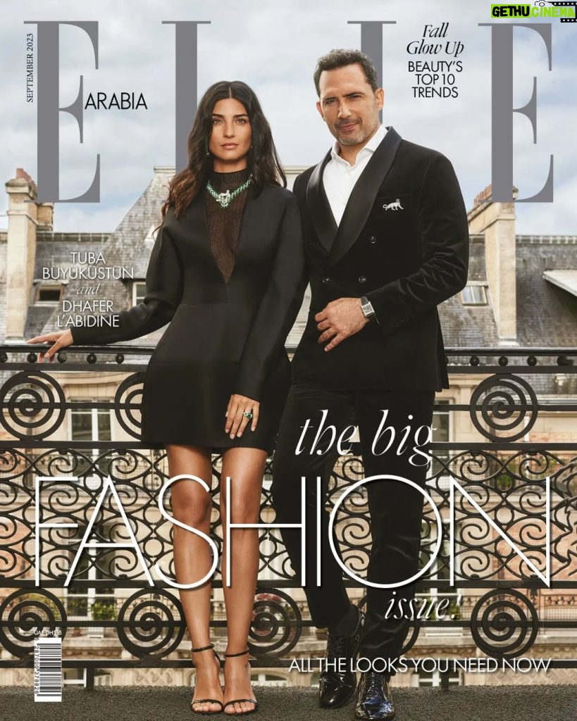 Tuba Büyüküstün Instagram - #ELLExclusive: Our September Coverstars Tûba Büyüküstün and Dhafer L'Abidine have managed to not only make a name for themselves in the region, but they’ve taken the whole cinematic world by storm thanks to their incredible talent and roaring energy. ELLE Arabia caught up with them to talk heritage, making it big and how they both managed to find their inner panther... The rest of the September BIGGEST FALL TRENDS issue is positively filled with all the newest looks, latest launches, and coolest micro-trends you need to showcase your own personal style. Let your creativity and individuality soar as the buzzwords of the season are Bold and Beautiful, often hand in hand whether in fashion, accessories or beauty. Our coverstars @dhaferlabidine and @tubabustun.official wearing Cartier @cartier High-end jewelry. Publisher & Group Editor: Valia Taha @valiataha Editor in Chief: Dina Spahi @dinaspahi Senior Editor: Dina Kabbani @dinakabbani Photographer/Creative Direction: Philip Jelenska @philippjelenska Fashion Editor: Farouk Chekoufi @farouk_chekoufi Production Coordination: Farah Abdin @farahabdin Makeup: Jolanta Cedro @jolanta.cedro Hair: Yusuke Morioka @pyuuuuuu Manicure: Marie Rosa @marie.rosa Stylist & Production Assistant: Cesar Moukarzel/ Roberta Corvo @cesarmoukarzel @roberta_molin_corvo Location: Hotel Lutetia, Paris @hotellutetia @isabelle.huppert suite Special thanks to @mad_solutions @kareemsamy All Jewelry and Watches are @cartier #işbirliği