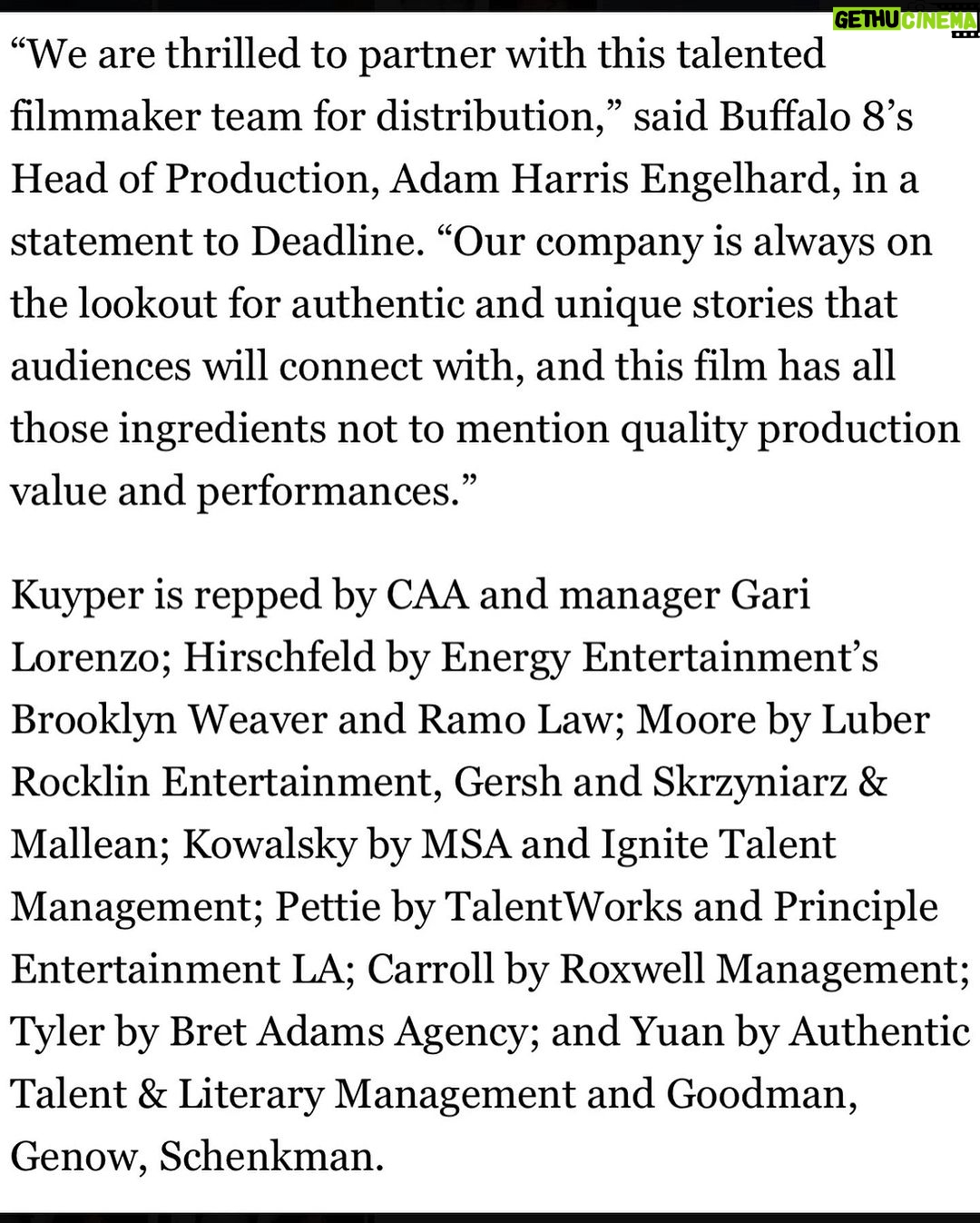 Twan Kuyper Instagram - I wanna say thank you all for making this dream a reality. Special Thank you to @real_gari @willhirschfeld @patrickjflaherty @ashley_moore_ @buffalo8pro #ruleofthirds