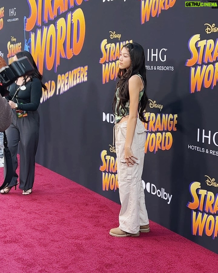 Txunamy Ortiz Instagram - What an incredible night ⭐️ at the world premiere of #StrangeWorld Thank you @disney for the invitation! Can’t wait for everyone to see it Nov, 23rd 💘 Pc: Matt Winkelmeyer Jesse Grant