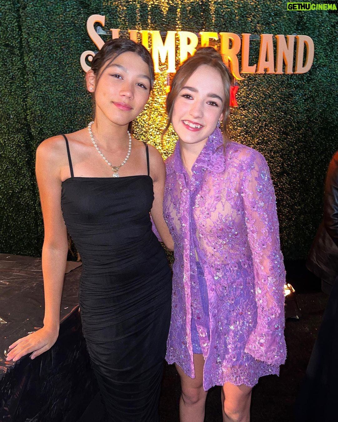Txunamy Ortiz Instagram - Thank you @netflix for having us in the World Premiere of #Slumberland! We loved the movie so much, you guys can tune in Nov,18 only on Netflix.