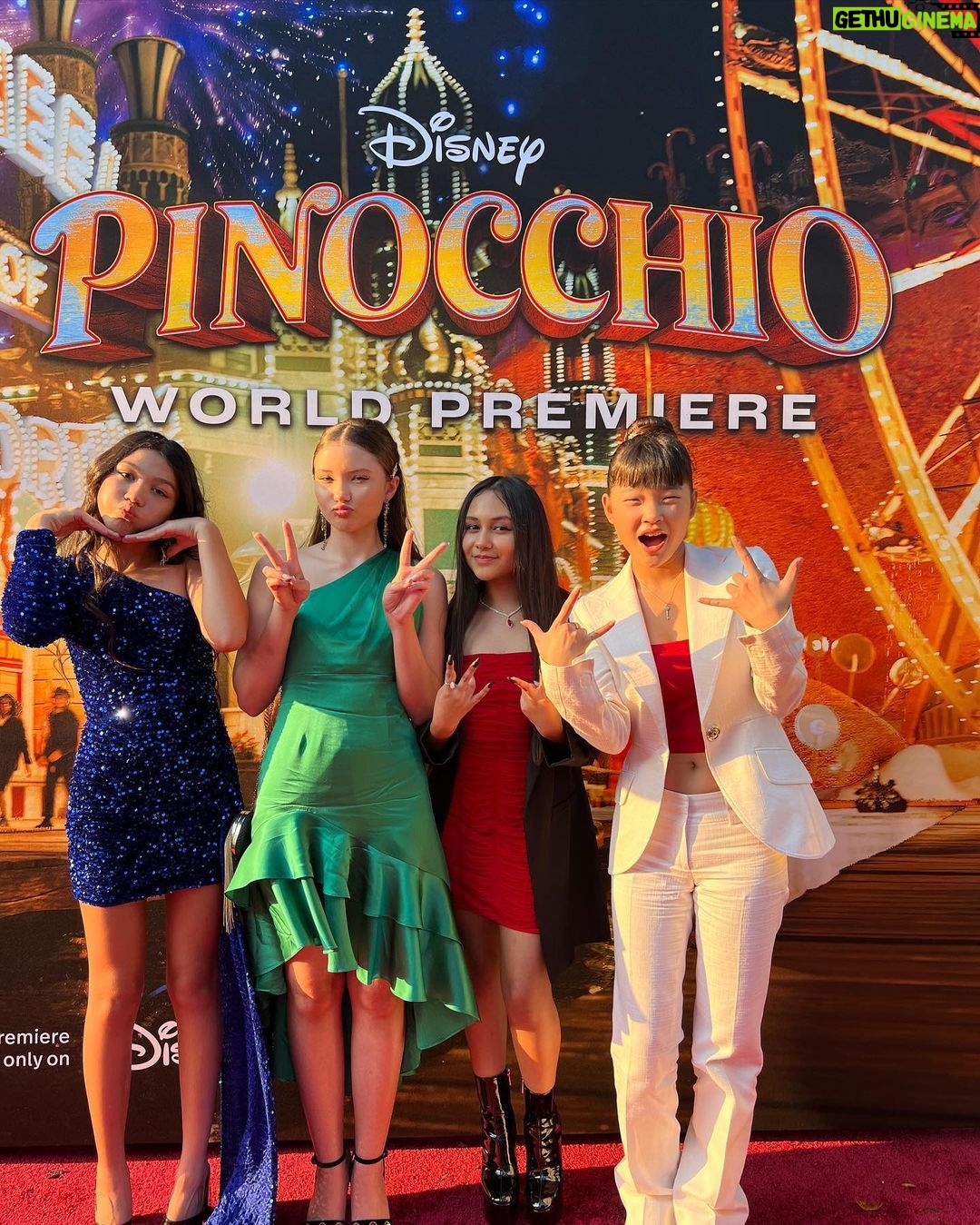 Txunamy Ortiz Instagram - I had a wonderful time at the Pinocchio premiere. Thank you @disneyplus for having me ✨ #pinocchio , #disneyplus pc: Rich Polk