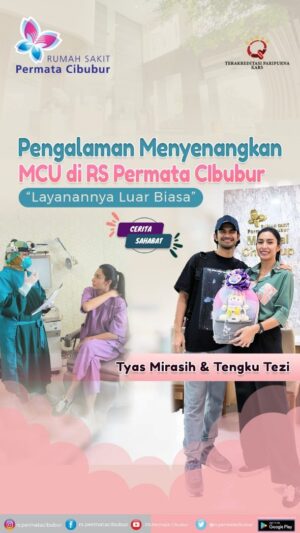 Tyas Mirasih Instagram - Medical Check Up yang dilakukan secara rutin dapat membantu mengevaluasi kondisi kesehatan dan membantu mendiagnosis potensi masalah kesehatan yang mungkin muncul. Makin dini suatu penyakit terdeteksi, maka makin cepat pertolongan yang dapat diberikan.

Kali ini kak @tyasmirasih bersama kak @tengkutezi melakukan Medical Check Up di Rumah Sakit Permata Cibubur. Proses pemeriksaanpun berjalan dengan nyaman dan sangat menyenangkan karena dilakukan oleh dokter spesialis yang ahli dan kompeten.

Untuk sahabat Permata, yuk rutin melakukan MCU minimal 1 tahun sekali ya💜

Informasi dan Registrasi :
Wa. 0856595127970

#MCU #medicalcheckup #rspc #rumahsakitpermatacibubur #rscepatdanmudah #rspermatacibubur #tyasmirasih #tengkutezi