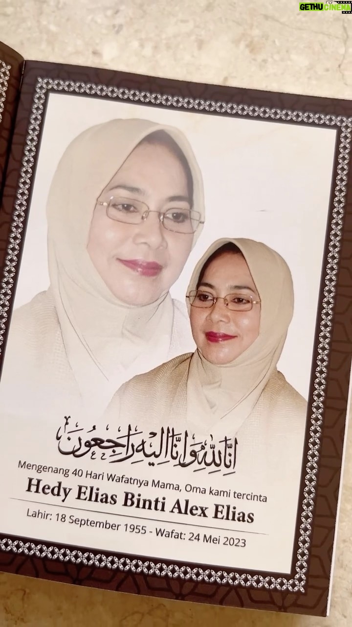 Tyas Mirasih Instagram - Mama, It’s been 40 days since you’re gone. The world is very quiet without you around. We miss you so much but we know heaven is so lucky to have you. Al-Fatihah. Thank you so much for the support @classytentdecoration @qeertoz @mydreamgoodies @teppanku @teguk.indonesia @tumpengmini @cantikaputricake @farahcarpetsofficial it means a lot for me and my family❤️
