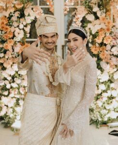 Tyas Mirasih Instagram - No longer two but one 💍 Well Organized by : @adara.wedding Venue @themanorandara Photography & Videography : @morden.co @samuelrustandy @bychandrasusanto Decoration & Tents : @classytentdecoration Carpets : @farahcarpetsofficial Lighting : @uplightpro Make Up : @hepidavid Hair Do : @tominjoo Bride's Attire for Akad Nikah & Reception : @svarna_byikatindonesia @didietmaulana Bride’s Crown & Headpiece @rinaldyyunardi Jewelry : @adellejewellery Bride's Wedding Shoes : @regisbridalshoes Bride's robe : @lucette_essie Bride's Nail art : @kookoo.nails Groom's Attire for Akad Nikah & Reception : @svarna_byikatindonesia @didietmaulana Bride and Groom textile : @the.designerworkshop Groom's Hairstylist : @aryadillah_27 Mother Makeup : @wulanwidianto Sister Makeup : @bonitaelisabeth.makeup @belovedbyhepidavid Wedding Ring : @adellejewellery Akad Catering : @teppanku @baksobuetu @gococo.indonesia @ponut.id @papo_id @cantikaputricake Reception Catering : @themanor.cafe Akad Souvenir : @howelandco Reception Souvenir : @redribbongift @drzlim_official Digital Invitation & Live streaming : @viding.co Mahar & Ring box : @jingga_seserahanmahar Bouquets : @faveur.florist Wedding Cake : @sweetsalt_id Birthday Cake : @RRCakes Entertainment : @aqisinggih Sound system : @deoentertainmentindonesia MC Akad & Reception : @andrakarna Usher : @beauty_usher Photobooth : @theholograil Gift : @farahcarpetsofficial @bardismarthome #TEZIapbahagiainTYAS The Manor Andara