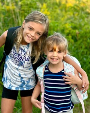 Tyler Baltierra Instagram - It’s Vaeda’s first day of Pre K & her first time on “the big kid bus” & I’m not okay! 😩😭 idk how this happened so fast, but it’s hitting me hard in my chest this morning. No more of me taking her to drop her off & waving goodbye through the doors. No more singing songs together on the way to school. I didn’t think it would hit me this hard, but man…something about having 2 of my kids now riding the bus is getting to me! 🥺😢 please stop growing up so fast you guys, your daddy can’t take it! 💔😔 #VaedaLuma #NovaleeReign #GirlDad #BlessedByDaughters