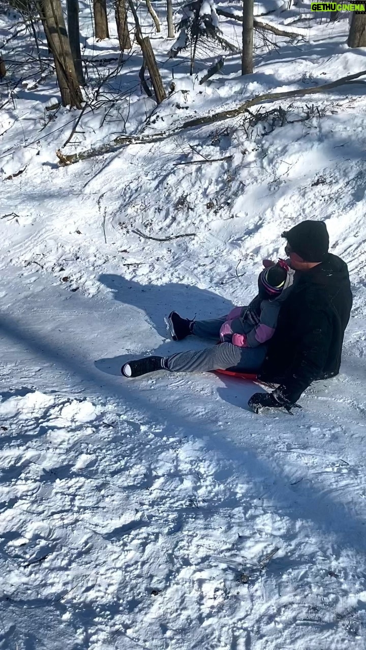 Tyler Baltierra Instagram - Making memories with my babies! ❤️❄️🛷 #GirlDad
