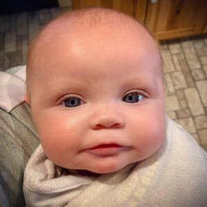 Tyler Baltierra Instagram - Rya is 4 months old now & somehow keeps getting more & more adorable! 😍❤️🥺 #GirlDad #RyaRose
