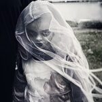 Tyler Baltierra Instagram - We went from a Disney princess last year to a “Bloody Ghost Girl” this year! HAPPY HALLOWEEN from Novalee! 😂👻🎃