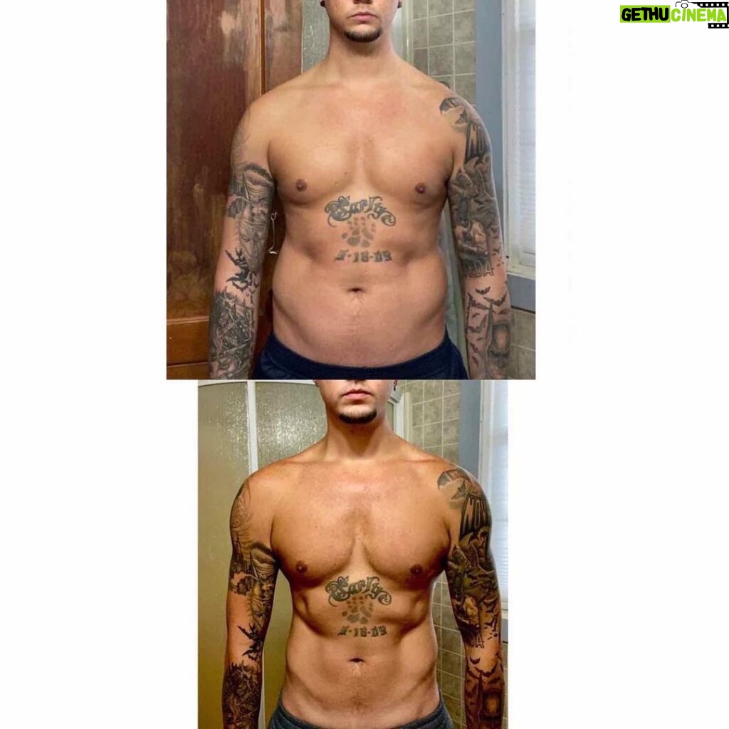 Tyler Baltierra Instagram - OFFICIALLY DONE with this cut & I managed to drop 24 POUNDS while maintaining the strength I built while I was gaining! Top Pic: end of MARCH (203lbs at the end of my bulk) Bottom Pic: NOW (179lbs at the end of my cut) I’m pretty happy with the results. It makes me even more pumped to see how the next cut goes after I’m done bulking again! I did decide to shift my goals a little & focus more on aesthetics/muscle building for this next bulk cycle, rather than strength building (like I was doing before). I still have a long way to go until I reach my ultimate goal, but I promised myself that I would post more about my fitness journey, because It helps keep me accountable & I get questions about it from you guys all the time lol I have to give a HUGE shoutout to @torrez_jerry08 for helping me with my training & @_alexis.jean for her nutrition guidance during this most recent cut, couldn’t have done it without you! #Fitspo #FitnessJourney #BodyBuilding #Ectomorph #WorkoutMotivation