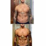 Tyler Baltierra Instagram - OFFICIALLY DONE with this cut & I managed to drop 24 POUNDS while maintaining the strength I built while I was gaining! Top Pic: end of MARCH (203lbs at the end of my bulk) Bottom Pic: NOW (179lbs at the end of my cut) I’m pretty happy with the results. It makes me even more pumped to see how the next cut goes after I’m done bulking again! I did decide to shift my goals a little & focus more on aesthetics/muscle building for this next bulk cycle, rather than strength building (like I was doing before). I still have a long way to go until I reach my ultimate goal, but I promised myself that I would post more about my fitness journey, because It helps keep me accountable & I get questions about it from you guys all the time lol I have to give a HUGE shoutout to @torrez_jerry08 for helping me with my training & @_alexis.jean for her nutrition guidance during this most recent cut, couldn’t have done it without you! #Fitspo #FitnessJourney #BodyBuilding #Ectomorph #WorkoutMotivation