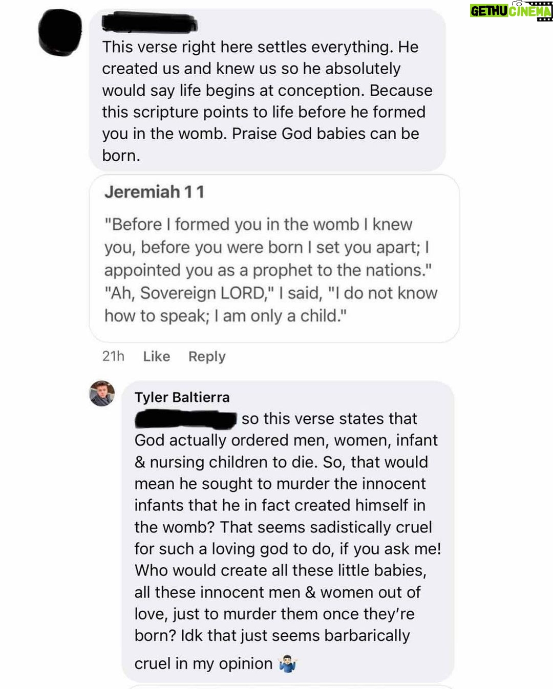 Tyler Baltierra Instagram - This is what the majority of people who are opposing abortion rights, are all basing their arguments on & I just don’t understand it. Do they not remember the history & origin of this nation & why we have the democracy we all love & cherish so much? The FIRST AMENDMENT states: “Congress shall make no law respecting an establishment of religion, or prohibiting the free exercise thereof;” Yet we’re STILL having to fight to keep religion out of political law! This is the whole reason our “founding fathers” decided to write the constitution in the first place! To be free from the possibility of totalitarian tyrannical power & to protect, insure & uphold our rights as citizens! Nobody is forcing you to get an abortion Nobody is forcing you to like abortion Nobody is forcing you to agree on abortion The bottom line is, NOBODY IS FORCING YOU! YOU HAVE A CHOICE & the FREEDOM to do what you want with your own reproductive organs! YOU HAVE A CHOICE between YOU & YOUR DOCTOR on how to best manage your personal individual healthcare (which include your reproductive organs). Why would you NOT want these rights?
