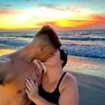 Tyler Baltierra Instagram - No matter where we go in this life, I’m always at home when you’re in my arms…I love you so much @catelynnmtv 😍❤️🌅 #MiddleSchoolSweethearts #17YearsStrong
