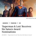 Tyler Hoechlin Instagram – ICYMI!… because I definitely did. #SupermanAndLois Season 2 is (and has been) out on @hbomax ! 

And congratulations to everyone – executives, crew, cast – everyone who works so hard on this show for their Saturn award nominations this year. Grateful to be a part of this incredible team.

@cwsupermanandlois