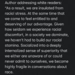 Tyler Hoechlin Instagram – Swipe for two excerpts from the book and a few of my own words. Thank you to my friend for recommending this book to me and to the author, Robin DiAngelo. Some very very useful insights regarding some relatable situations and experiences. Let’s keep identifying our blindspots.

Let’s keep getting better… and never stop.