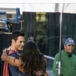 Tyler Hoechlin Instagram - I could not be more grateful for the opportunity to tell this story, that for now shall remain a secret. But I’ve been blessed with nothing less than the most wonderful people to do it alongside of. I couldn’t ask for a better partner than @BitsieTulloch in all of this. I’ve already learned so much from her and I know that won’t stop anytime soon. So thank you @gberlanti and everyone else who brought her in as our Lois Lane. All the people behind the scenes care so much about these characters and their lives and the parts to which we’ll be speaking about, it gives me great comfort to know that they’ll steer us in the right direction. Thank you to everyone that said “yes” to this project (Warner Brothers, DC, CW). We won’t let you down. It’s going to be a grand adventure. Can’t wait to get to work! P.S. I had no idea this picture existed when someone grabbed the shot of Bitsie and I on the monitor, and I just noticed today the resemblance of my expression to that of Mr. Reeves. Had to share. Hope we make something he would be proud of. Up, up!