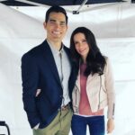 Tyler Hoechlin Instagram - I could not be more grateful for the opportunity to tell this story, that for now shall remain a secret. But I’ve been blessed with nothing less than the most wonderful people to do it alongside of. I couldn’t ask for a better partner than @BitsieTulloch in all of this. I’ve already learned so much from her and I know that won’t stop anytime soon. So thank you @gberlanti and everyone else who brought her in as our Lois Lane. All the people behind the scenes care so much about these characters and their lives and the parts to which we’ll be speaking about, it gives me great comfort to know that they’ll steer us in the right direction. Thank you to everyone that said “yes” to this project (Warner Brothers, DC, CW). We won’t let you down. It’s going to be a grand adventure. Can’t wait to get to work! P.S. I had no idea this picture existed when someone grabbed the shot of Bitsie and I on the monitor, and I just noticed today the resemblance of my expression to that of Mr. Reeves. Had to share. Hope we make something he would be proud of. Up, up!