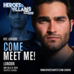 Tyler Hoechlin Instagram – Back to this lovely place! Always enjoy it here on the other side of the pond. Come say hey! Slide for info. #HVFF