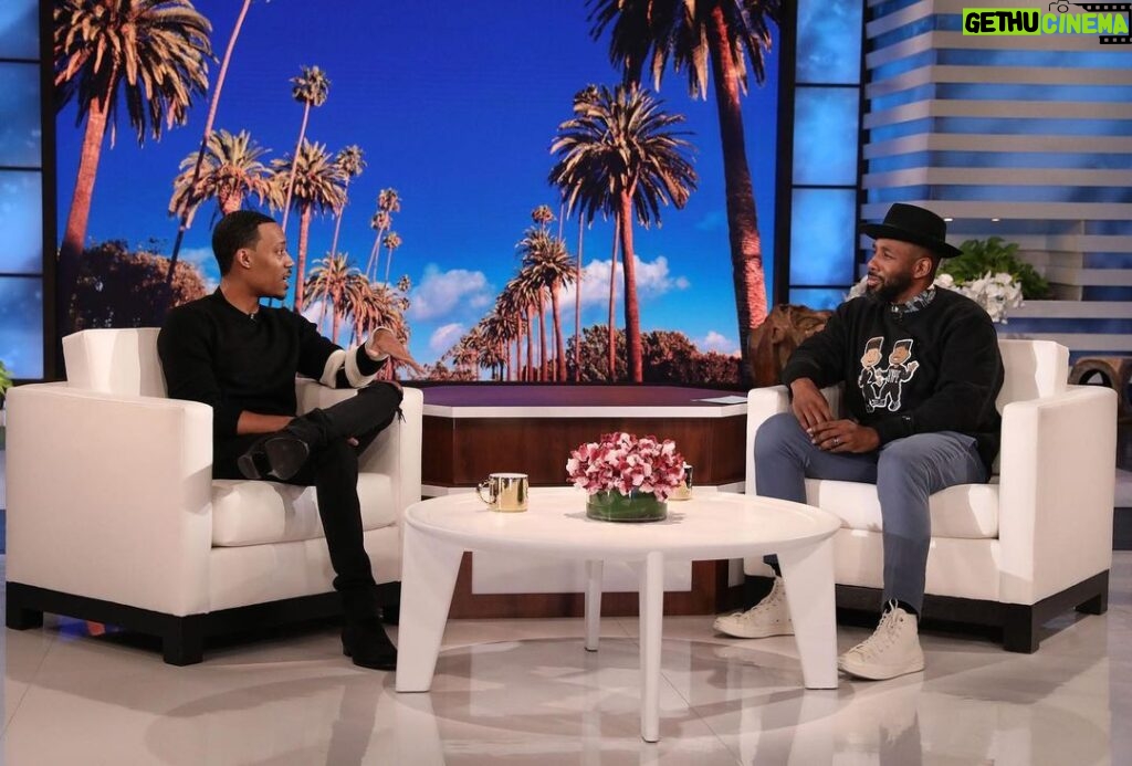 Tyler James Williams Instagram - Stopped by the @theellenshow and had a great time sitting down with @sir_twitch_alot to talk @abbottelemabc ! Tune in today if you can 😊 check your local listing