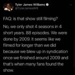 Tyler James Williams Instagram - 15 years. Wow. Did a thread on twitter speaking on some of the things I get asked a lot about the show and just some general info you may not know. These are some of the highlights. Go check out the full thread if interested. Salute to everyone who was apart of this show. In some way shape or form we all came together to make our collective mark. Love always 🖤✌🏾