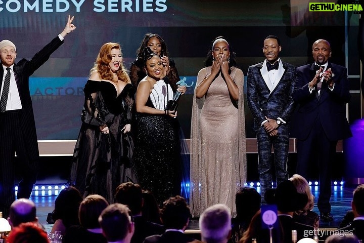Tyler James Williams Instagram - To be honored by your own. Other actors who know the journey. I didn’t realize how much it meant until it happened. Thank you. @sagawards