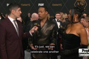 Tyler James Williams Instagram - #ad @johnniewalkerus Honored to have been celebrating this year’s outstanding achievements in television and raising a toast with @johnniewalkerus to the bold creative steps taken by those in the industry. It’s been good to be back to work but it’s important to remember that not everybody in our industry has returned just yet. Which is why @johnniewalkerus and I made a donation to the Motion Picture & Television Fund @mptf to continue to help members of the community get back on their feet. I hope you all will support the industry so we can not only uplift each other but blaze the trail for others to follow. #EMMYS #75thEmmys #KeepWalking 

JOHNNIE WALKER BLUE LABEL Blended Scotch Whisky. 40% Alc/Vol. Imported by Diageo, New York, NY. Please drink responsibly, and don’t share with anyone under 21.