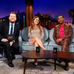 Tyler James Williams Instagram - Thanks for having me @latelateshow ! Until next time ✌🏾 Designer: @stayflythrash