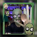 Tyler Oakley Instagram - he (salad fingers) came from heaven to earth to show the way