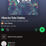 Tyler Oakley Instagram - add my playlists, updated every friday 🫡