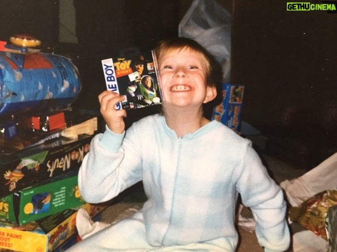 Tyler Oakley Instagram - prissy kissmas!! may you find as much joy & serve as daring of looks today as i did back in ‘96!! 🎁