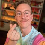 Tyler Oakley Instagram - here’s me the year i came out (age 14) & me 19 years later. very masc mawma! tbh, back then i needed a bit of courage to be myself, & a positive & inclusive environment that felt safe to do so. i was afraid to stand out or shine too bright - if i blended in, nobody would suspect a thing about me. i remember seeing shows like Queer Eye for the Straight Guy (the ORIGINAL) & imagining a time when i could express myself, like them. these days, i’m grateful to feel safe enough to play with all the colors of the rainbow, & it feels pretty nifty to partner with ‘project makeover: queer eye’ to share their message of letting your authentic best self shine through. @project_makeover_ #projectmakeover #queereye #makeover #beforeandafter #viral #ad https://bit.ly/TOprojectmakeover