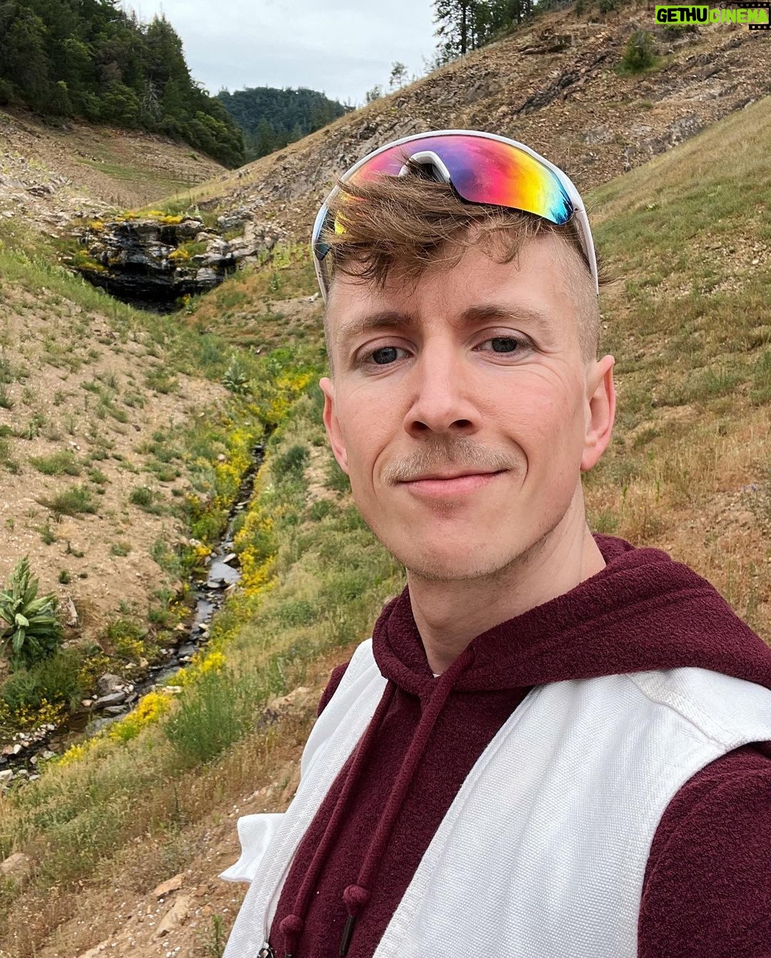 Tyler Oakley Instagram - you both called me losers, & i donโt see you walking children in nature ๐ฒ๐ Shasta Lake, California