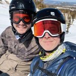 Tyler Oakley Instagram - hello psychobabble listeners, amazing racers, slumberparty tourgoers, & chicken nugget enthusiasts… @koreykuhl & i say hi from #elevationgayski ⛷🏔🙋🏼‍♂️🙋🏻‍♂️ to check out more gay ski fun from Elevation, follow @elevationgayski! @mammothmountain #mammothmountain #visitmammoth @visitmammoth Mammoth Lakes, California