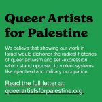 Tyler Oakley Instagram - queerartistsforpalestine.org 🍉