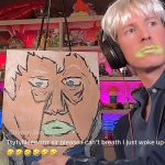 Tyler Oakley Instagram - paint grandpa painted paint grandpa