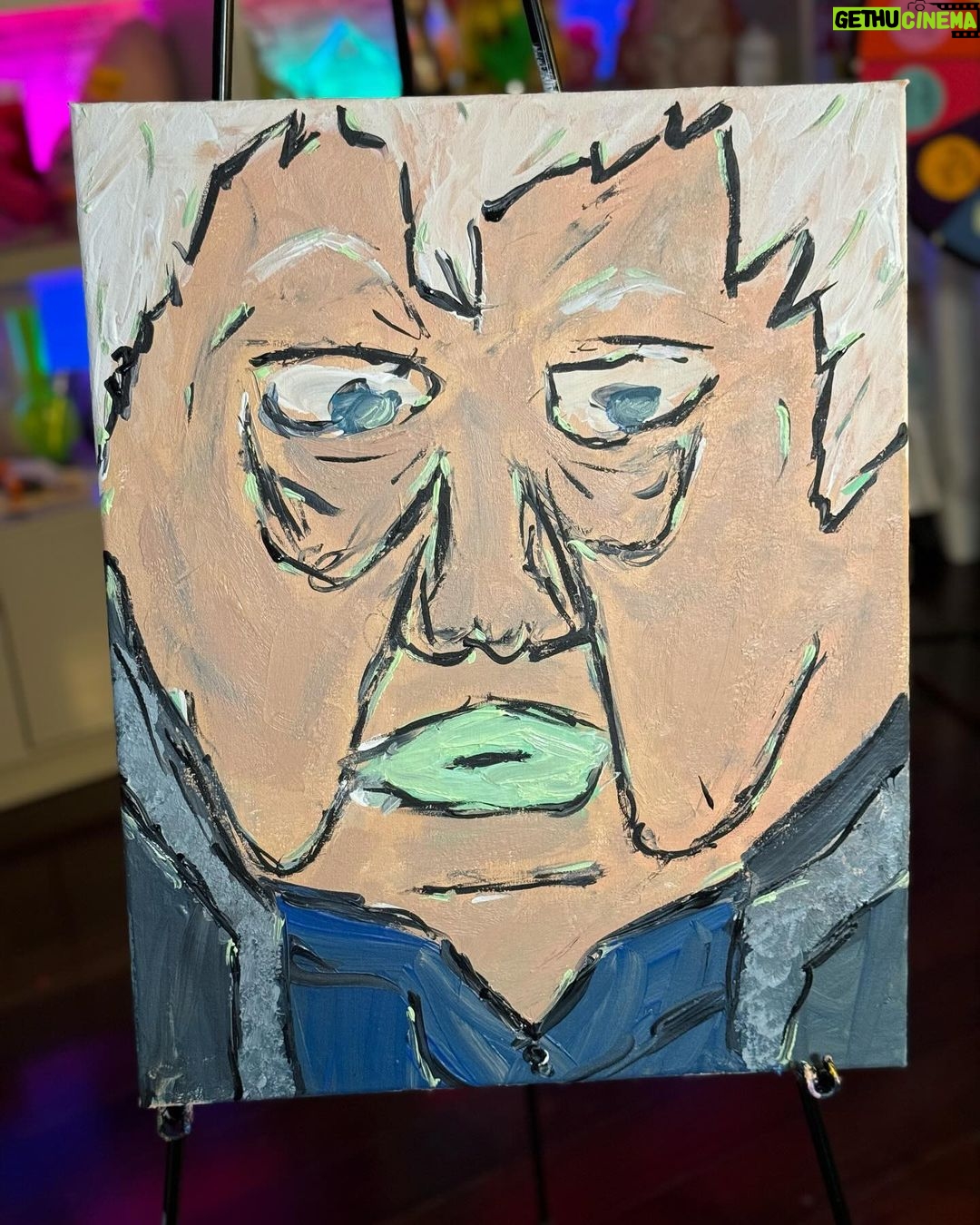 Tyler Oakley Instagram - paint grandpa painted paint grandpa