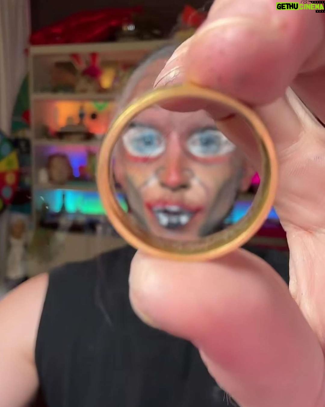 Tyler Oakley Instagram - looking camp right in the eye of sauron