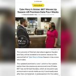 Tyler Perry Instagram - I guess y’all couldn’t wait!!  🤣🤣🤣 We moving it up Sistas Fam! #SistasOnBET