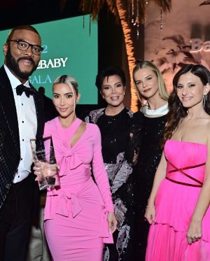 Tyler Perry Instagram - What a great night. Honoring my friend @kimkardashian for all the work she’s done with @baby2baby .This organization is amazing and the help they give to babies.