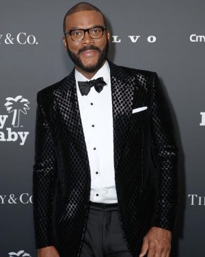 Tyler Perry Instagram - What a great night. Honoring my friend @kimkardashian for all the work she’s done with @baby2baby .This organization is amazing and the help they give to babies.