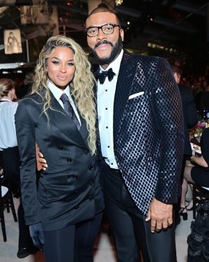 Tyler Perry Instagram - What a great night. Honoring my friend @kimkardashian for all the work she’s done with @baby2baby .This organization is amazing and the help they give to babies.