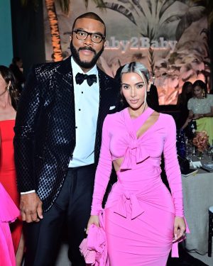 Tyler Perry Instagram - What a great night. Honoring my friend @kimkardashian for all the work she’s done with @baby2baby .This organization is amazing and the help they give to babies.