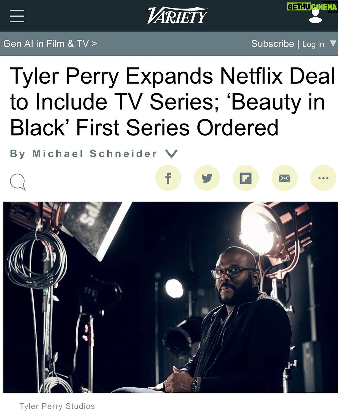 Tyler Perry Instagram - Thankful for another opportunity to do what we love. I can’t wait for you to see this new show.